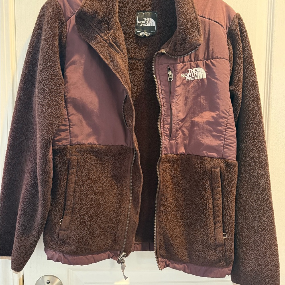 The North Face Brown/Purple Fleece Jacket